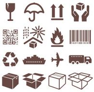 Packaging Symbols - Icons Set