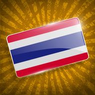 Flag of Thailand with old texture