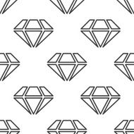 diamond vector seamless pattern
