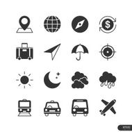 Travel Icons Set N16