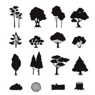Forest Elements Black