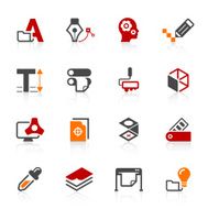 graphic design & print icons N2