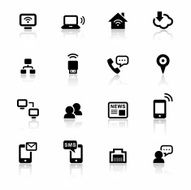 Black & White Icons Set N11