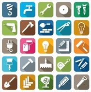 Icons construction and repair of color