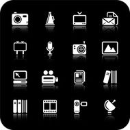 Mass media icons N4