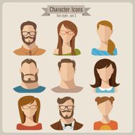 Vector Flat Characters N3