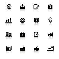 Black & White Icons Set N12