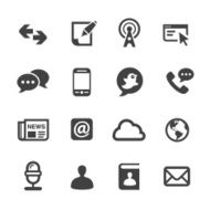 Communication Icons-Acme Series N2