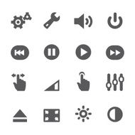 Mobico icons &mdash; Controls