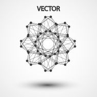 Wireframe polygonal elements eps10 N2