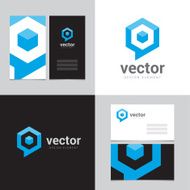 Design element with two business cards - 12