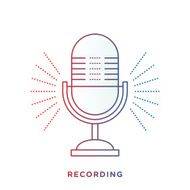 Retro Microphone Symbol