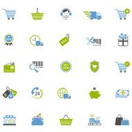 Online shopping icons N5