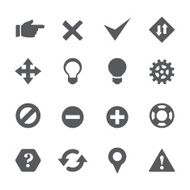 Mobico icons — Web buttons