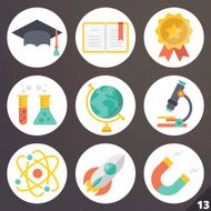 Colorful vector icons for web and mobile applications Set 13 N2