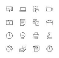 office and communication icons