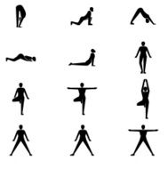 Yoga Icon Set