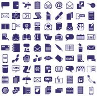 message letter icons on white N2