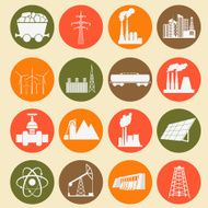 Set 16 fuel and energy icons