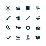 art design icons set
