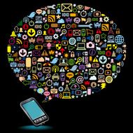 Social Network Concept Color N2