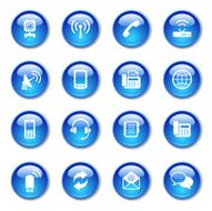 Communication icons set N12