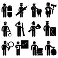 People Job Occupation Pictogram