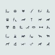 Set of pets icons