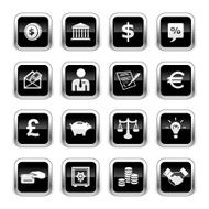 Supergloss Black Icons - Finance