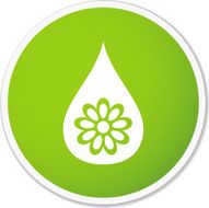 natural drop sticker