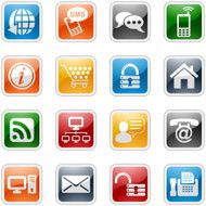 Communication and internet Icons