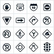 Road and Pedestrian Signs