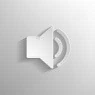 Speaker volume icon- vector illustration