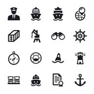 Shipping Port Icons