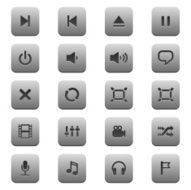 Media Interface Buttons (Titanium Series) N2