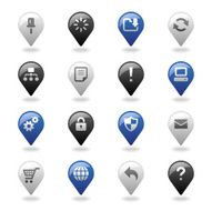 Navigation icons set N25