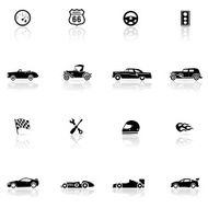Icon set Cars and Mechanics