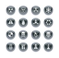 Black Round Icons - Science