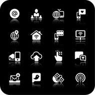 Digital communication icons N6