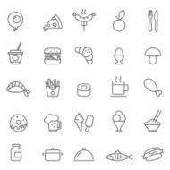 food icon vector illustration N2
