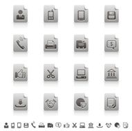 Business icons set N77