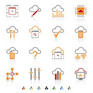 cloud computing icons N17