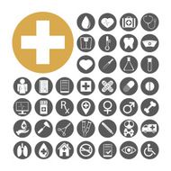 Medical Icon set vector illustration