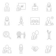 line icons business set