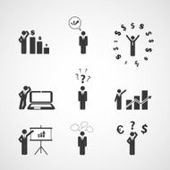 Figures People&#039;s Icons - Business Concept Design N2