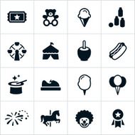 Black Fair Icons