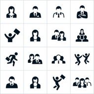 Business People Icons N11