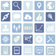 Vector Set of SEO Icons N5