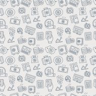 Business finance line icon pattern set