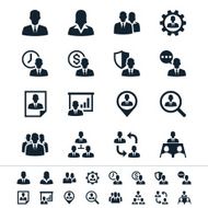 Human resource management icons N7